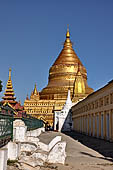 Bagan Myanmar. Shwezigon pagoda.  